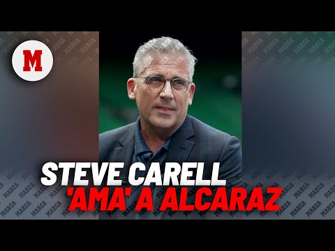 Steve Carell se rinde a Alcaraz: Sonríe y disfruta incluso tras perder un gran punto I MARCA