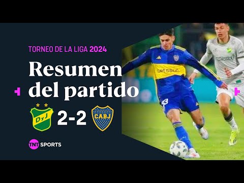 BOCA y DEFENSA Y JUSTICIA igualaron en VARELA | #DefensaYJusticia 2-2 #Boca | Resumen