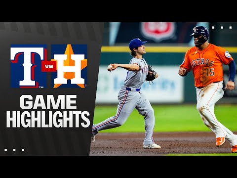 Rangers vs. Astros Game Highlights (7/11/25) | MLB Highlights