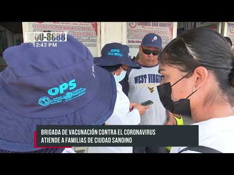 Completan e inician esquemas de vacunación anti-COVID en Ciudad Sandino - Nicaragua