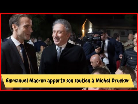 Michel Drucker fragilise? : Le re?confort d'Emmanuel Macron apre?s sa visite me?dicale