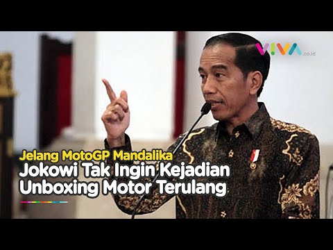 Tegas! Jokowi Tak Ingin Tragedi Unboxing Motor Terulang di MotoGP 2022