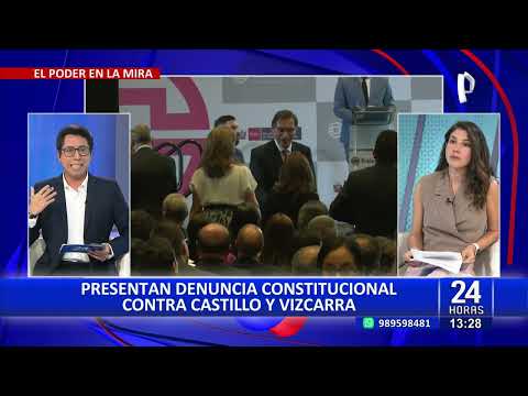 24Horas VIVO | Presentan denuncia constitucional contra Castillo y Vizcarra