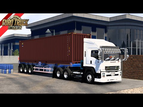 TB ETS2 GXZ360ตู้แห้งส่งไม้แปรรูป•EuroTruckSimulator2