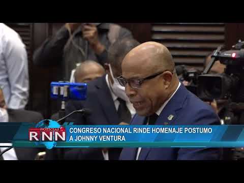 Congreso realiza homenaje a Johnny Ventura