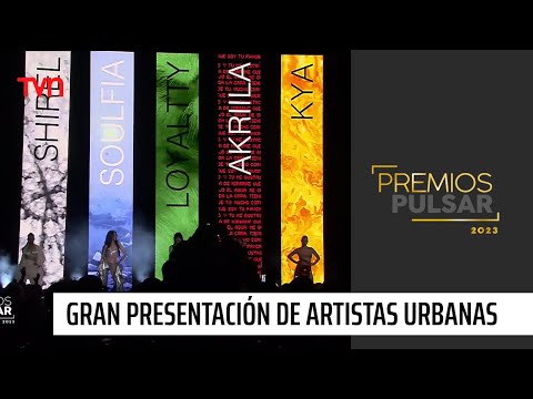 Artistas urbanas prendieron los Premios Pulsar 2023 y brillaron sobre el escenario