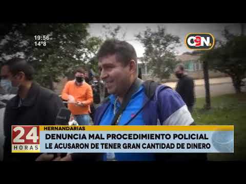 Denuncian mal procedimiento policial en Hernandarias