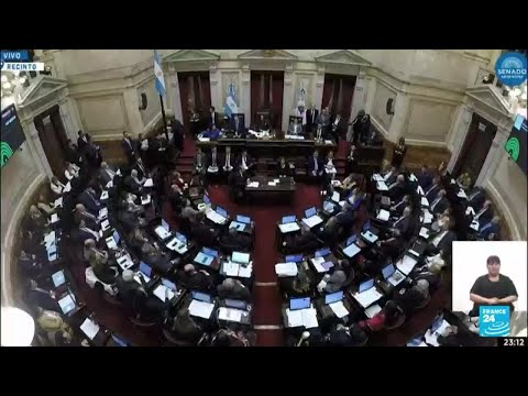 Argentina: Senado aprobó de forma general la Ley de Bases de Milei en medio de protestas