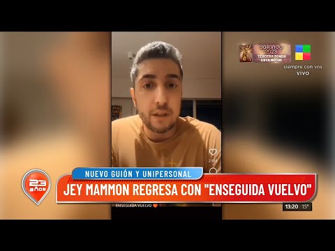 Jey Mammon confirmó que regresa con Enseguida vuelvo