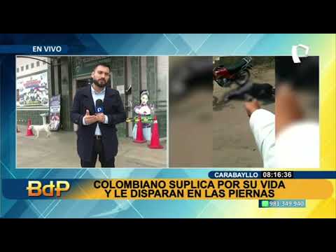Colombiano suplica por su vida y le disparan en Carabayllo