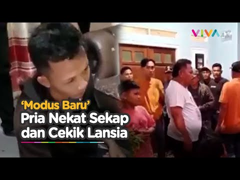 Pura-Pura ke Kamar Mandi, Pemuda Sekap dan Cekik Lansia