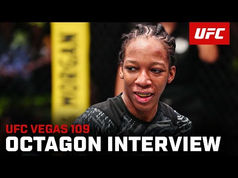 Joselyne Edwards Octagon Interview | UFC Vegas 109