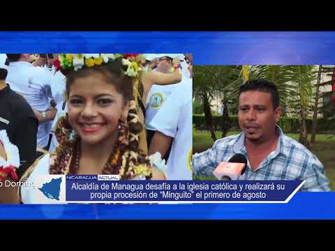 Alcaldía de Managua desafía a iglesia católica y hará su propia procesión de Minguito