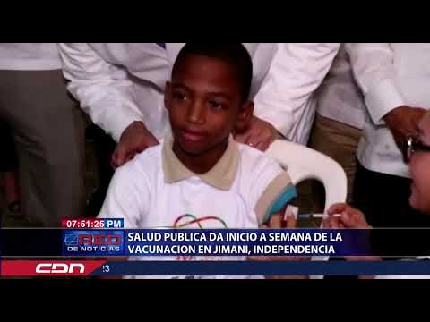Salud Pública da inicio a Semana de la Vacunación en Jimaní, Independencia