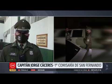 Carabineros detiene a 17 personas que realizaban fiesta clandestina en Nancagua
