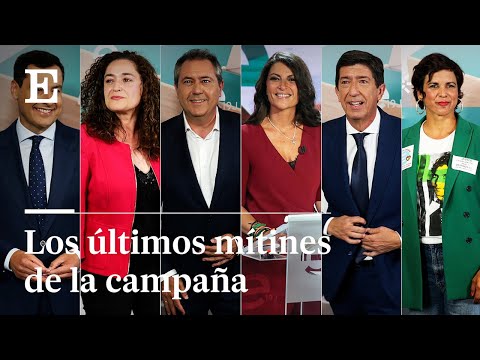 Cierre de campaña de las elecciones en Andalucía