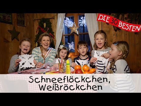 ⛄️ Schneeflöckchen, Weißröckchen - Weihnachtslieder für Kinder || Kinderlieder