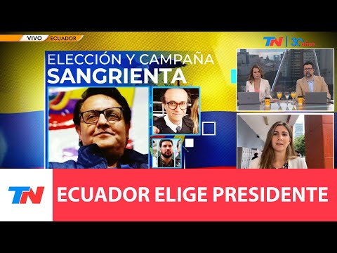 ELECCIONES EN ECUADOR: Elige presidente entre el temor narco y la crisis política