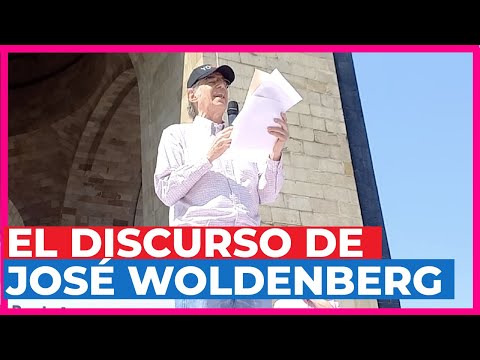 DISCURSO de JOSÉ WOLDENBERG en la MARCHA POR LA DEMOCRACIA