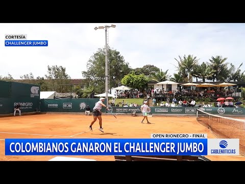 Colombianos alzan su primer título profesional en el Challenger Jumbo