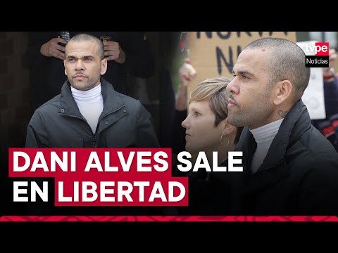 Dani Alves sale en libertad provisional tras pagar millonaria fianza en España