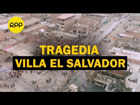 ¡IMÁGENES INÉDITAS! Dron revela zona de explosión en Villa El Salvador