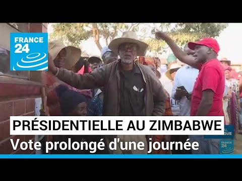 Présidentielle au Zimbabwe : vote prolongé d'une journée, en raison de retards dans certains bureaux