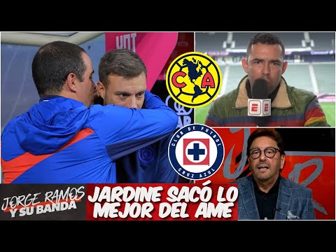 CLÁSICO JOVEN Jardine le dio una clase a Anselmi en el América vs Cruz Azul | Jorge Ramos y Su Banda