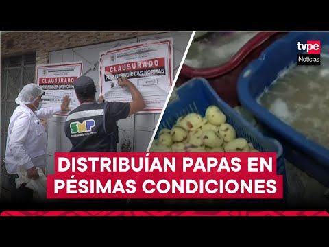Clausuran negocio que distribuía papas para pollerías en condiciones insalubres