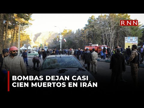 Dos bombas dejan casi cien muertos en Irán en conmemoración de general Suleimani