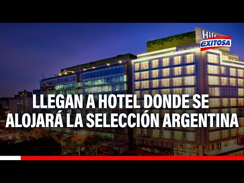 Miraflores: Hinchas llegan hasta el hotel Hilton donde se alojará la Selección Argentina