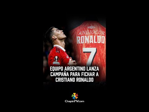 La campaña de Argentinos Juniors para fichar a Cristiano Ronaldo