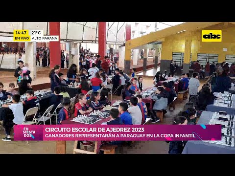 Circuito Escolar de Ajedrez 2023: ganadores representarán a Paraguay en la Copa de Ajedrez Infantil