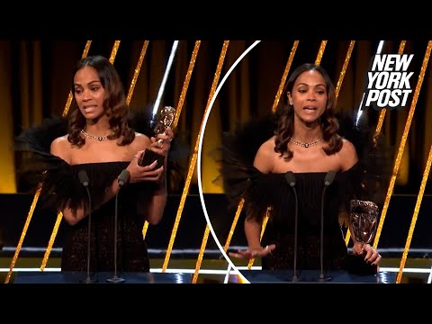 Zoe Saldaña makes waves during expletive-peppered BAFTAs 2025 speech