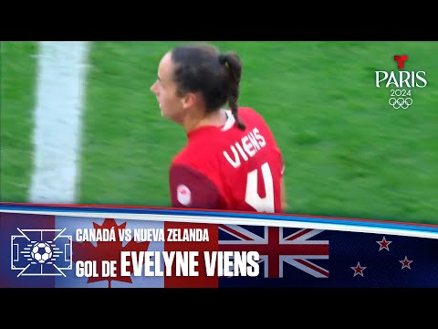 Gol de Evelyne Viens | Canadá vs Nueva Zelanda 2-1 | Juegos Olímpicos París 2024