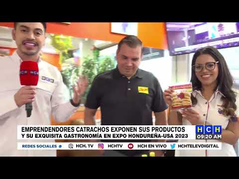 Emprendedores catrachos exponen sus productos y gastronomía en Expo Hondureña-USA 2023