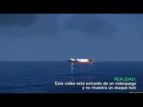 Falso: Los hutíes yemeníes atacaron buques de guerra estadounidenses y británicos