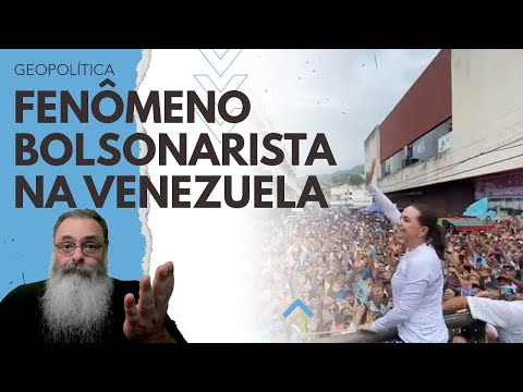 CORINA MACHADO faz MANIFESTAÇÕES ENORMES que LEMBRAM as de BOLSONARO contra MADURO na VENEZUELA