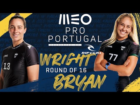 Surfing🌅🌊 Tyler Wright vs. Gabriela Bryan MEO Pro Portugal - Round of 16 Heat Replay