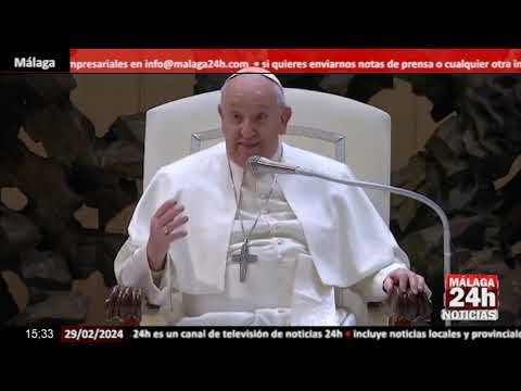 Noticia - El Papa, aún resfriado, no puede leer la catequesis en la Audiencia General del Vaticano