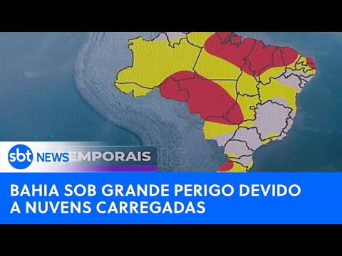 Instituto Nacional de Meteorologia emite alerta de grande perigo na Bahia | #SBTNewsnaTV(10/04/24)