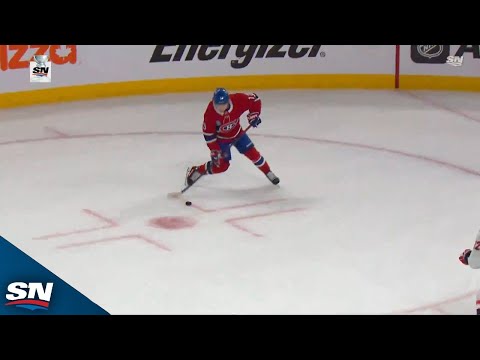 Canadiens Lane Hutson Tees Up Cole Caufield For Power-Play Marker