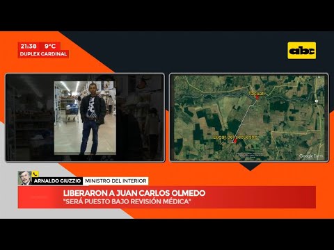 Liberaron a Juan Carlos Olmedo: Pude charlar con él y está muy bien