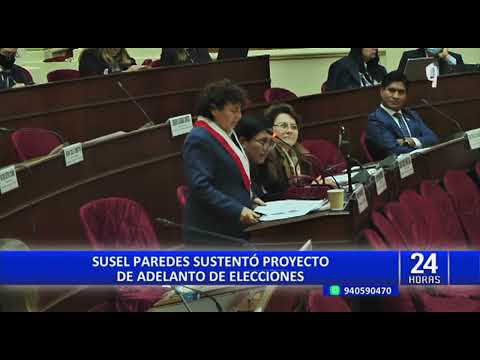 Susel Paredes: Tanto el Ejecutivo como el Legislativo somos responsables de la crisis política