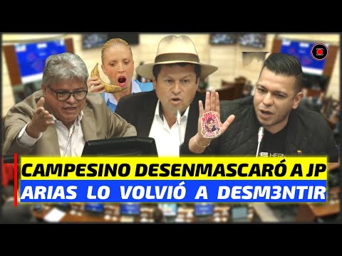 Jota Pe quedó como un chismoso en debate con Wilson Arias y el Campesino Robert Daza