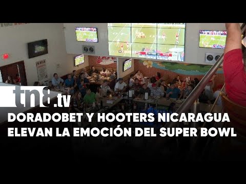 Doradobet y Hooters Nicaragua elevan la emoción del Super Bowl