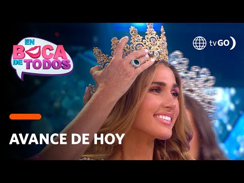 En Boca de Todos: Alessia Rovegno nos habla de su triunfo como Miss Perú 2022 (AVANCE HOY)
