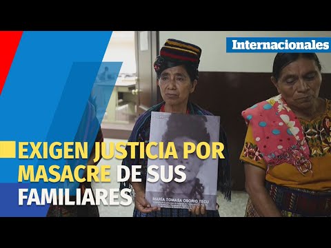 Indígenas de Guatemala exigen justicia por masacre de sus familiares en 1982