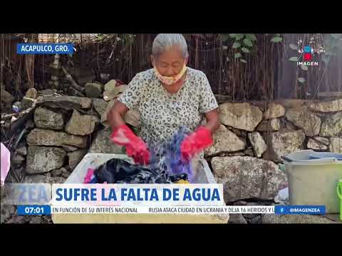 Habitantes de Acapulco sufren por la falta de agua; pozos artesanales son su salvación | Paco Zea