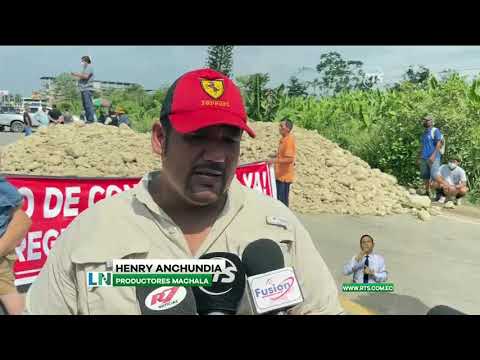 Bananeros cerraron vías en el país como señal de protesta